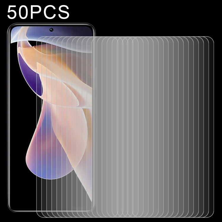 For Samsung Galaxy M32 4G 50 PCS 0.26mm 9H 2.5D Tempered Glass Film