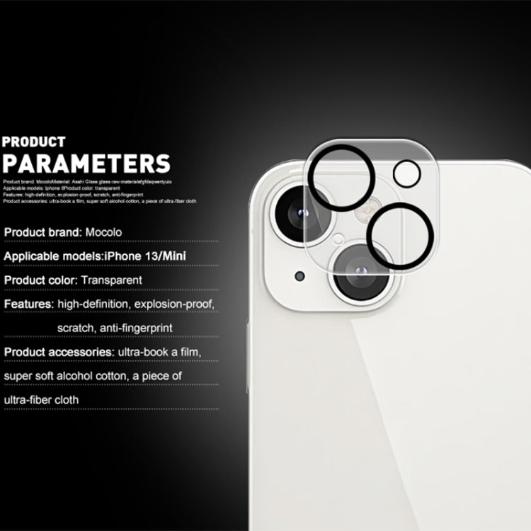 mocolo 2.5D 9H Rear Camera Lens Tempered Glass Film, For iPhone 13, For iPhone 13 Pro Max