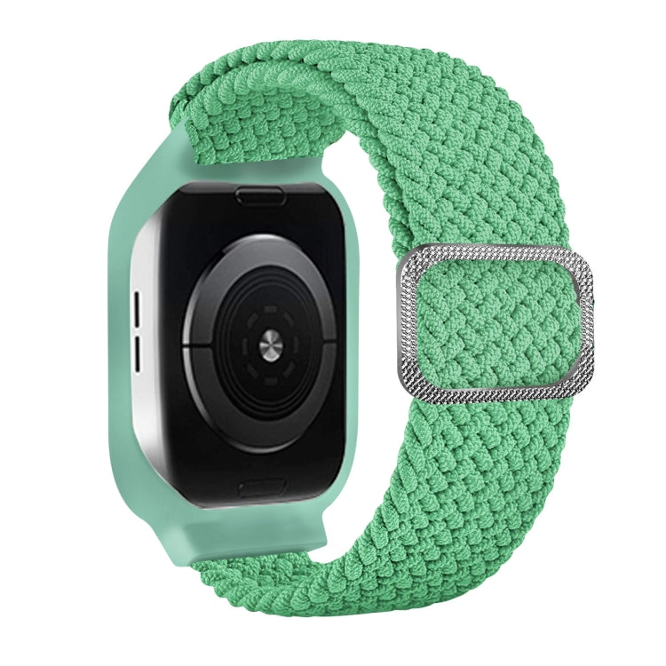 TPU Frame Buckle Braid Integrated Replacement Watchband For Apple Watch Series, 6 & SE & 5 & 4 44mm / 3 & 2 & 1 42mm