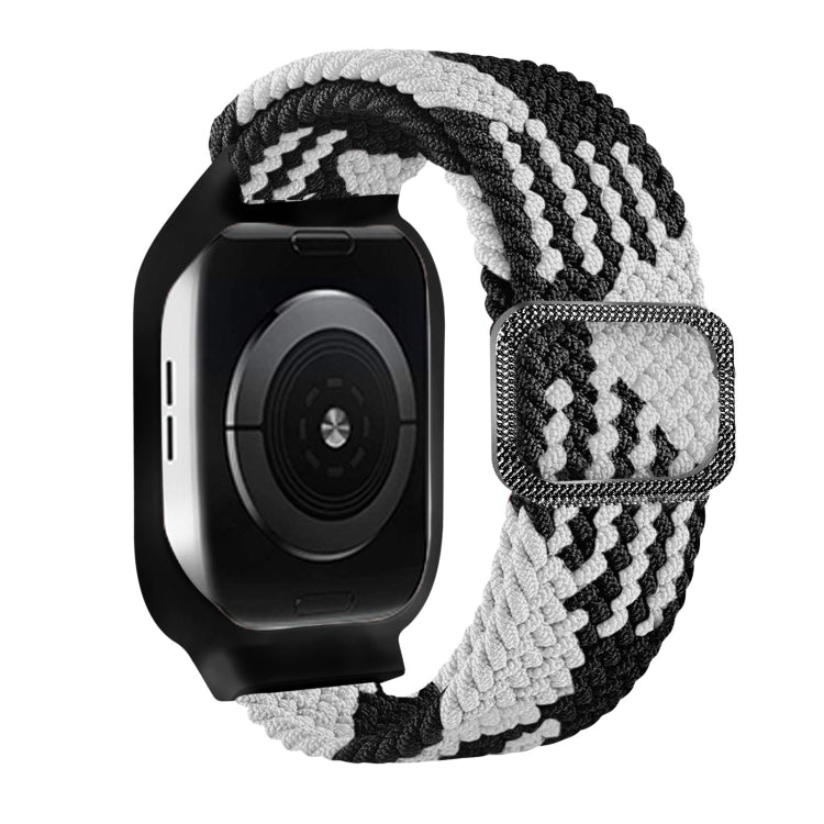 TPU Frame Buckle Braid Integrated Replacement Watchband For Apple Watch Series, 6 & SE & 5 & 4 44mm / 3 & 2 & 1 42mm