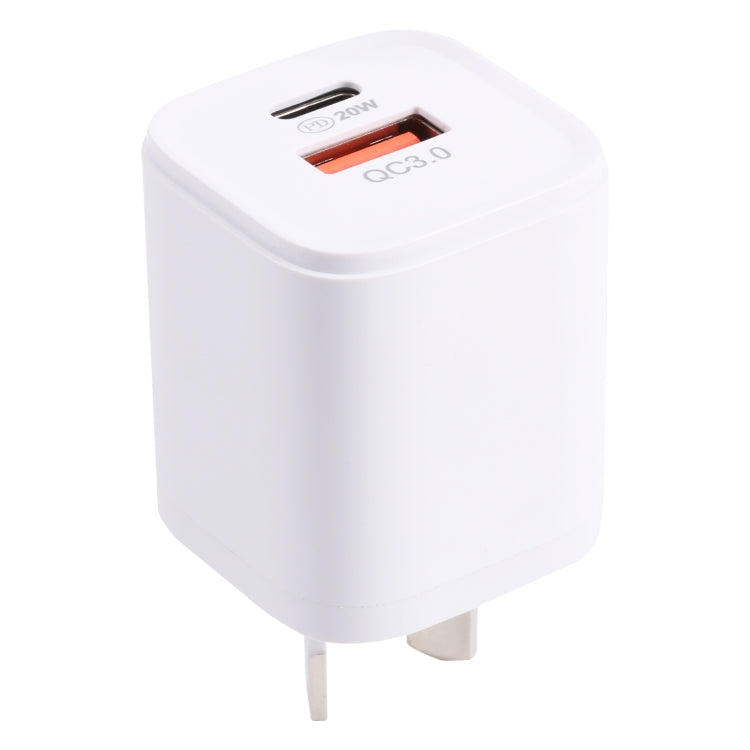 20WACB 20W QC3.0 + PD Quick Charger, AU Plug, EU Plug, US Plug