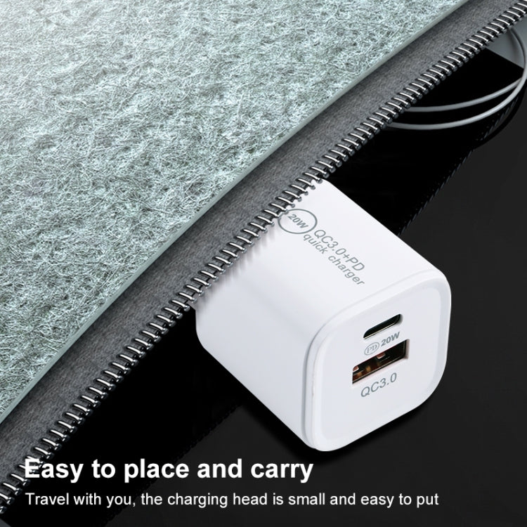 20WACB 20W QC3.0 + PD Quick Charger, AU Plug, EU Plug, US Plug