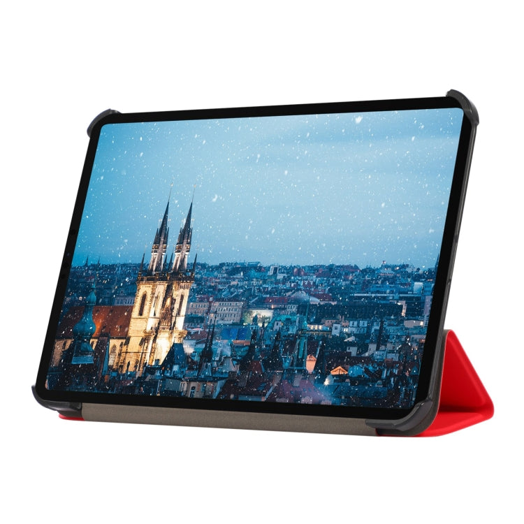 Skin Texture TPU Leather Tablet Case with 3-folding Holder, For iPad mini 6 / mini 2024