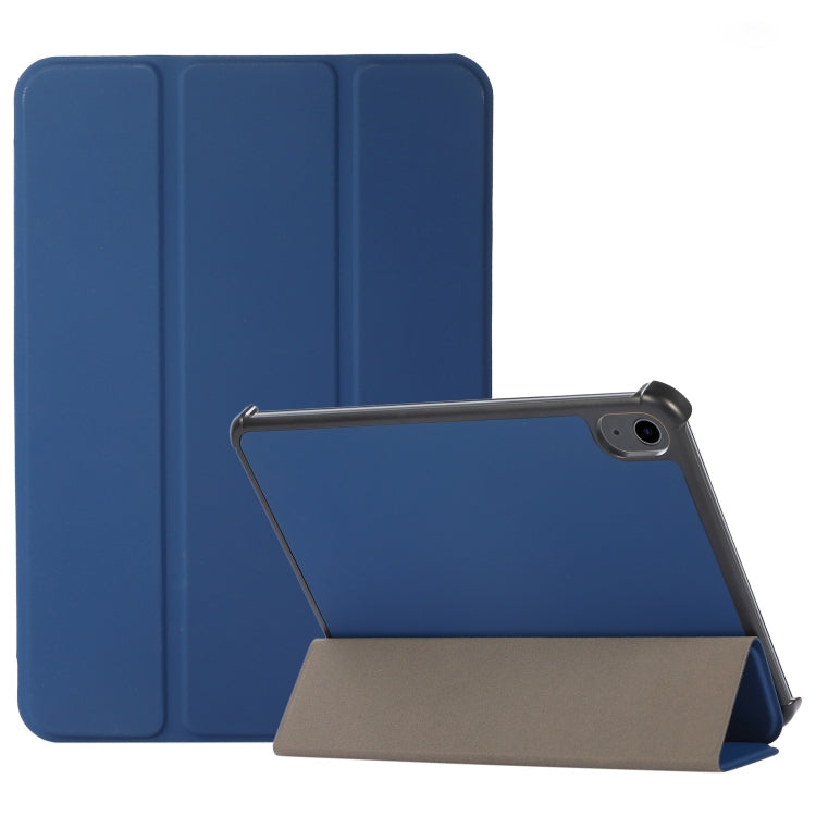 Skin Texture TPU Leather Tablet Case with 3-folding Holder, For iPad mini 6 / mini 2024