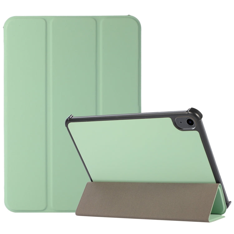 Skin Texture TPU Leather Tablet Case with 3-folding Holder, For iPad mini 6 / mini 2024
