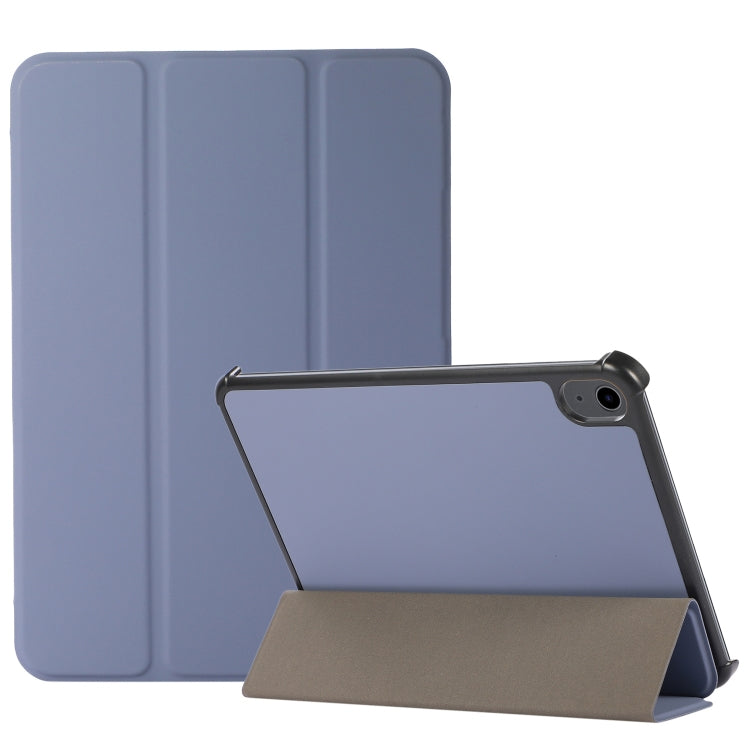 Skin Texture TPU Leather Tablet Case with 3-folding Holder, For iPad mini 6 / mini 2024