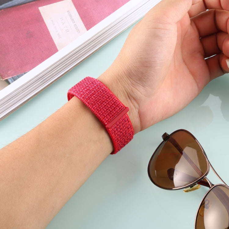 Nylon Watchband with Hook and Loop Fastener, For Fitbit Versa / Versa 2