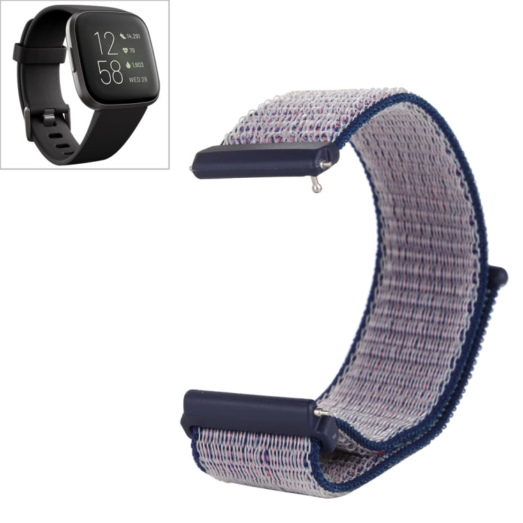 Nylon Watchband with Hook and Loop Fastener, For Fitbit Versa / Versa 2
