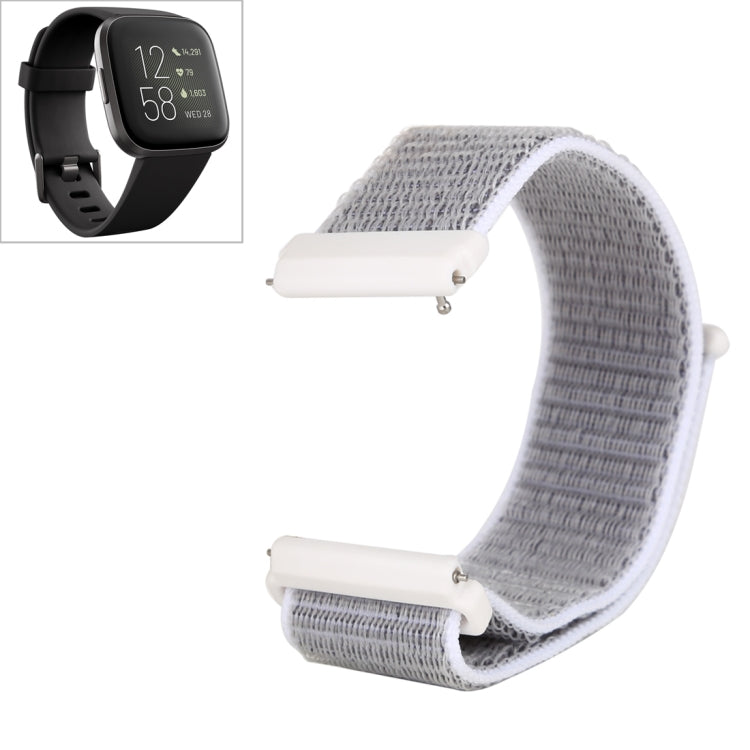 Nylon Watchband with Hook and Loop Fastener, For Fitbit Versa / Versa 2