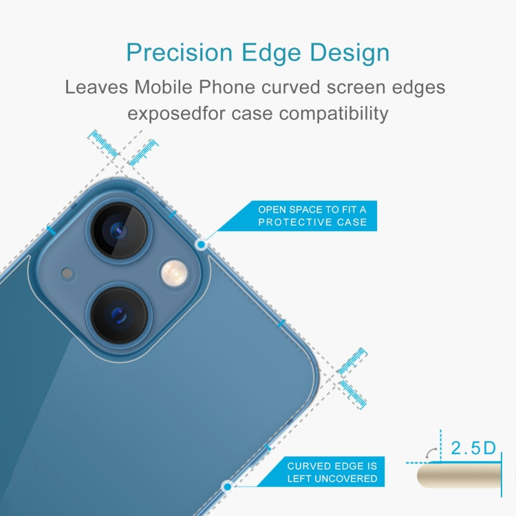 Film arrière en verre trempé 0,26 mm 9H 2,5D, pour iPhone 13 mini (1 pièce), pour iPhone 13 (1 pièce), pour iPhone 13 Pro (1 pièce), pour iPhone 13 Pro Max (1 pièce)