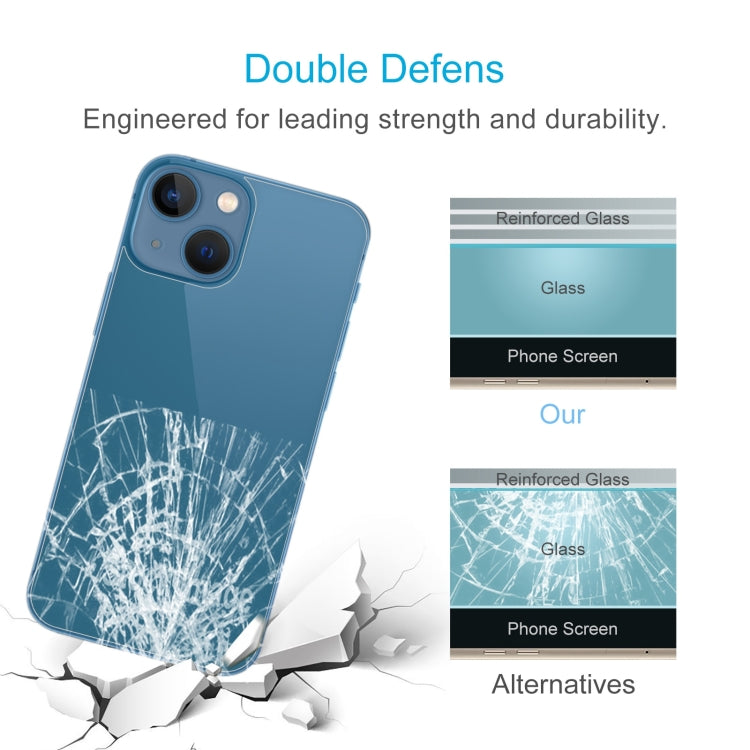 Film arrière en verre trempé 0,26 mm 9H 2,5D, pour iPhone 13 mini (1 pièce), pour iPhone 13 (1 pièce), pour iPhone 13 Pro (1 pièce), pour iPhone 13 Pro Max (1 pièce)