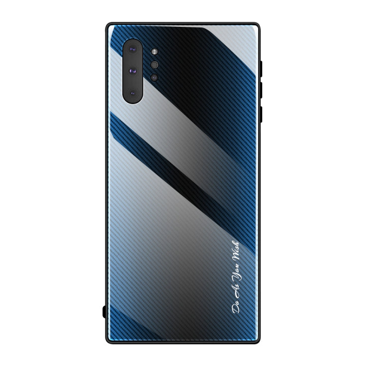 Texture Gradient Glass Protective Case, For Galaxy Note 10 Pro, For Galaxy S10, For iPhone SE 2022 / SE 2020 / 8 / 7, For iPhone XS Max