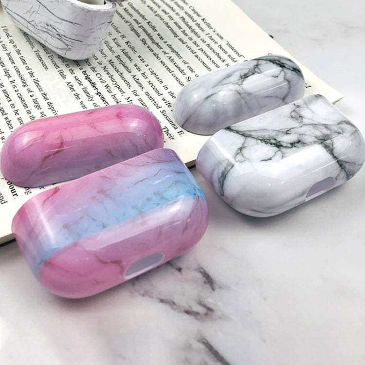For AirPods Pro Marble Water Sticker Wireless Earphone Protective Case