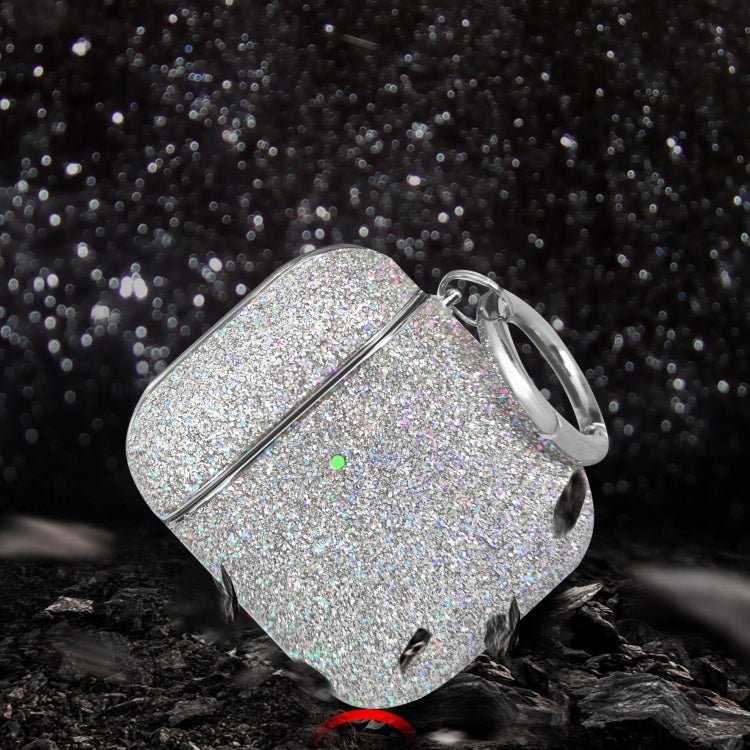 Electroplating Glitter Powder Wireless Earphone Protective Case, For AirPods 1 / 2