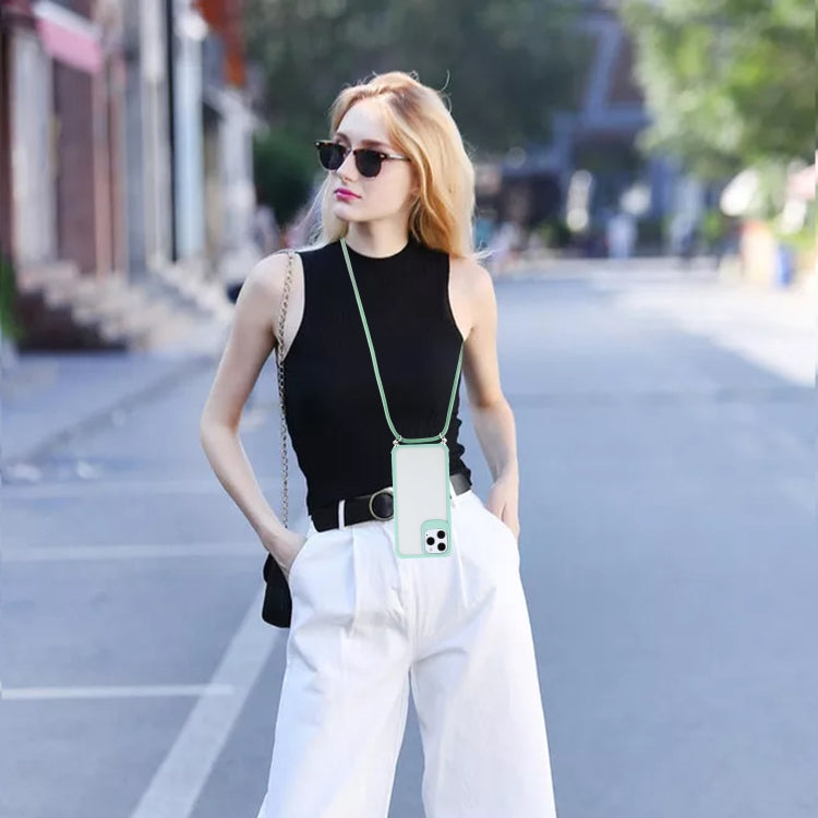 Macaron Color Phone Case with Lanyard