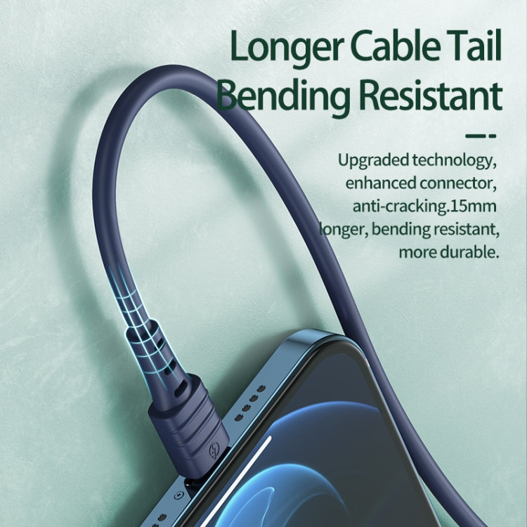 REMAX RC-179i 2.4A 8 Pin High Elastic TPE Fast Charging Data Cable, Length: 1m, 8 Pin