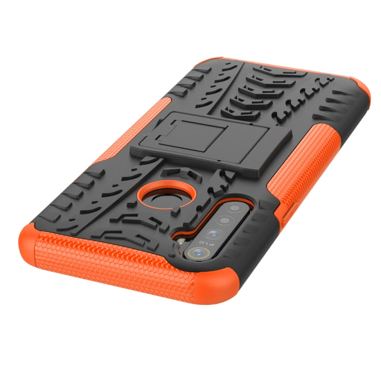 Tire Texture Shockproof TPU+PC Protective Case with Holder, For OPPO Realme 5, For Xiaomi Redmi Note 8 Pro, For Xiaomi Redmi Note 8, For Galaxy A20s, For Galaxy A70s