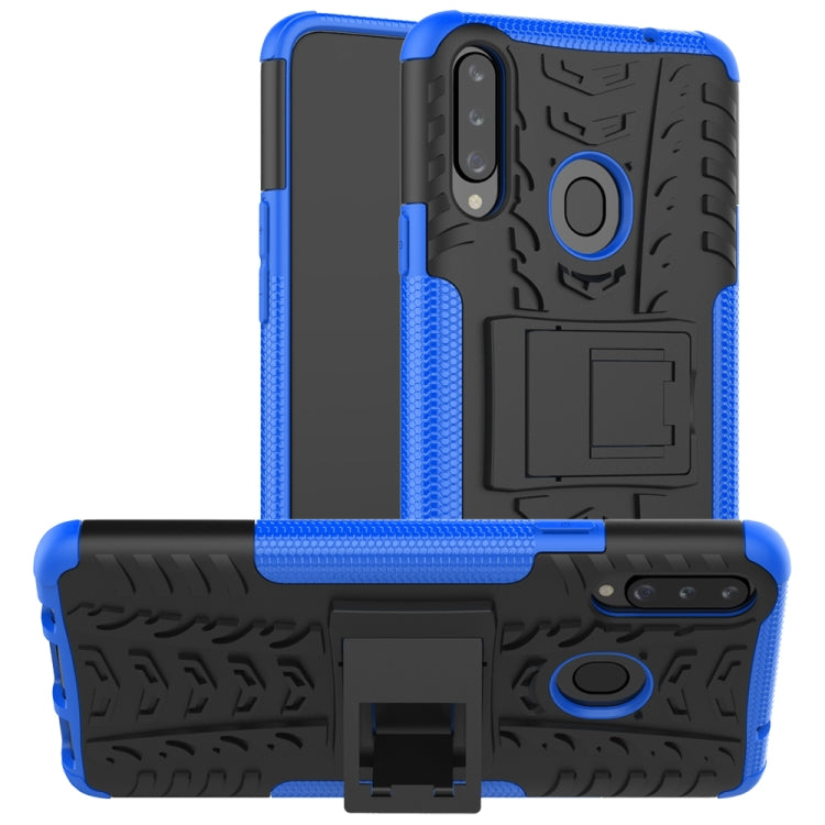 Coque de protection antichoc en TPU et PC avec support, effet pneu, pour Oppo Realme 5 Pro, Realme 5 et Realme X