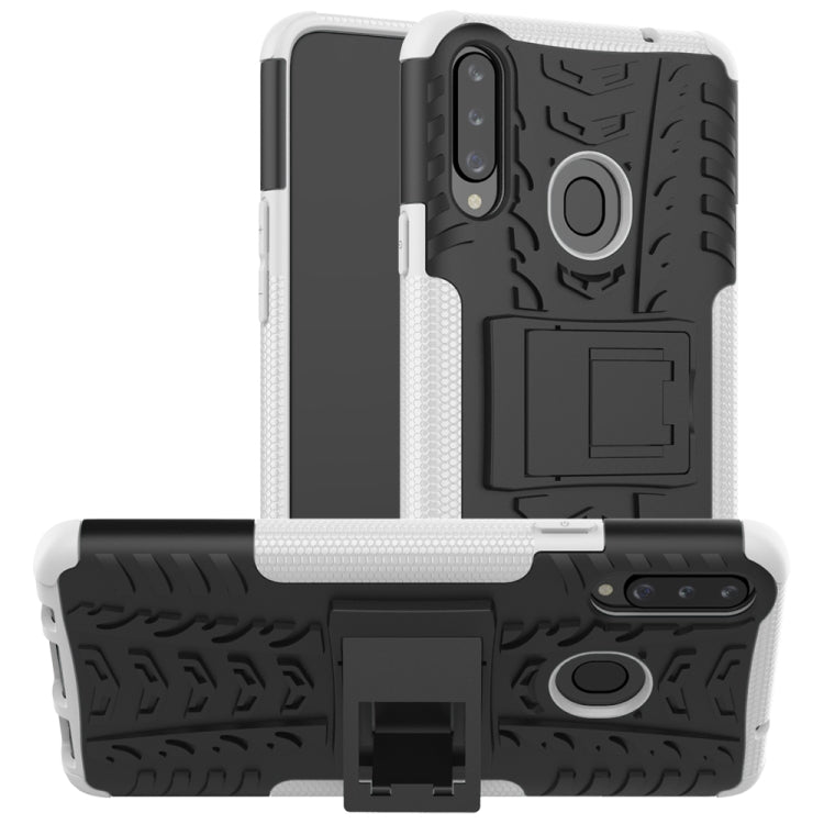 Coque de protection antichoc en TPU et PC avec support, effet pneu, pour Oppo Realme 5 Pro, Realme 5 et Realme X