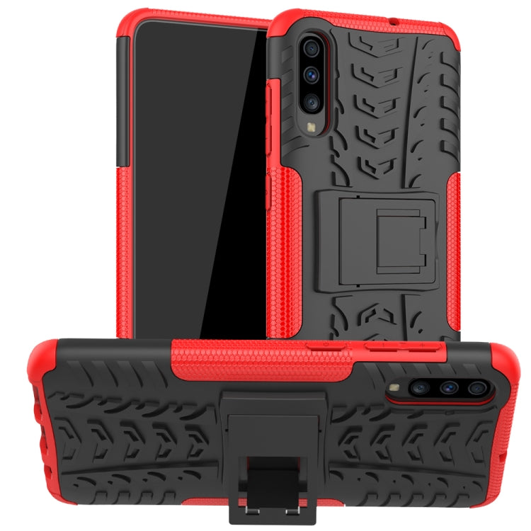 Coque de protection antichoc en TPU et PC avec support, effet pneu, pour Oppo Realme 5 Pro, Realme 5 et Realme X