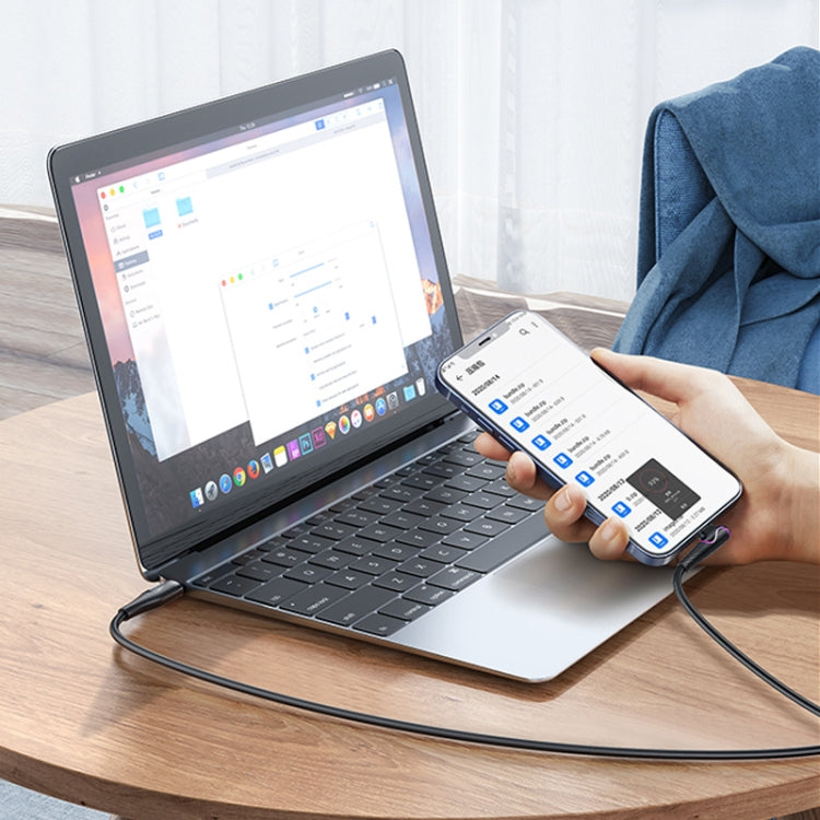 REMAX RC-192i Carrie Series PD 20W USB-C / Type-C to 8 Pin 90 Degree Elbow Fast Charging Gaming Data Cable, Cable Length: 1m, RC-192i