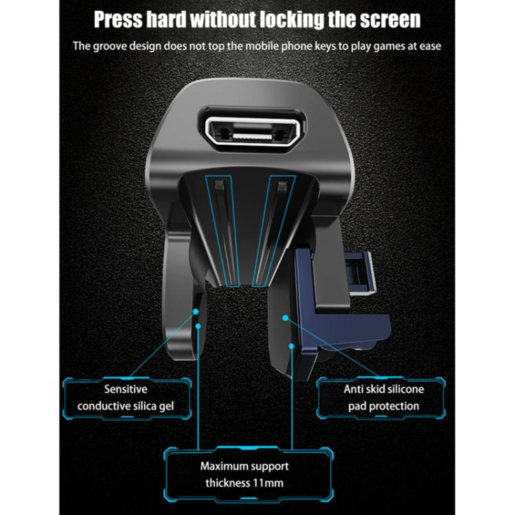 MeMo AK02 Burst Shooting Capacitive Mobile Phone Gamepad, AK02 Red, AK02 Blue, AK02 Black