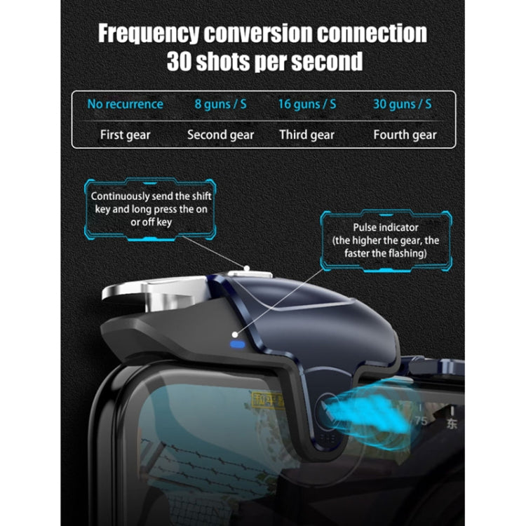 MeMo AK02 Burst Shooting Capacitive Mobile Phone Gamepad, AK02 Red, AK02 Blue, AK02 Black