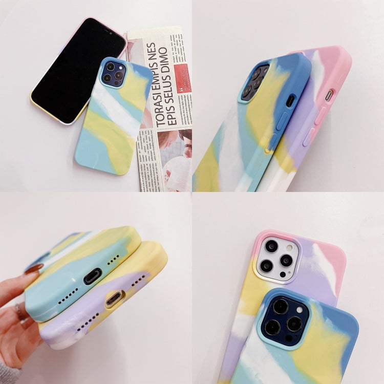Colorful Liquid Silicone Phone Case, For iPhone 13 Pro Max