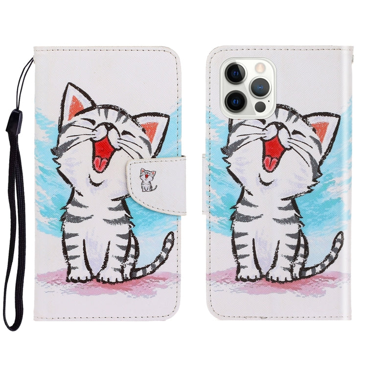 3D Colored Drawing Horizontal Flip Leather Phone Case, Series 1