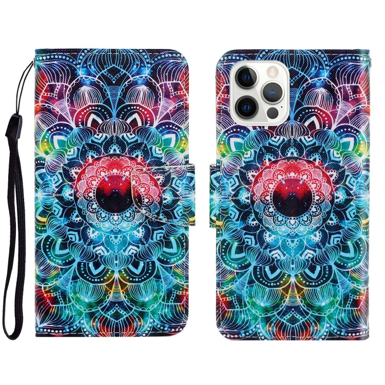 3D Colored Drawing Horizontal Flip Leather Phone Case, Series 1