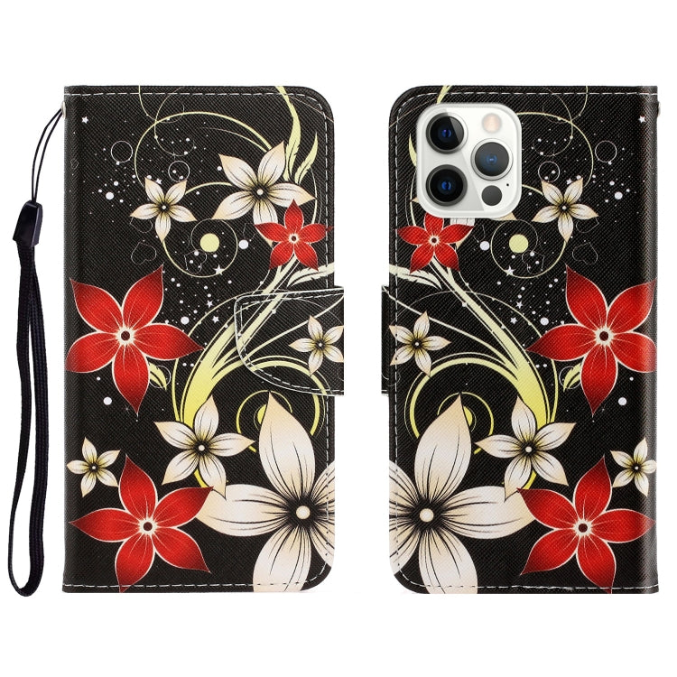 3D Colored Drawing Horizontal Flip Leather Phone Case, Series 1