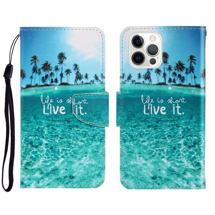 3D Colored Drawing Horizontal Flip Leather Phone Case, Series 1