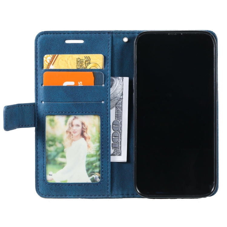 Skin Feel Splicing Horizontal Flip Leather Phone Case