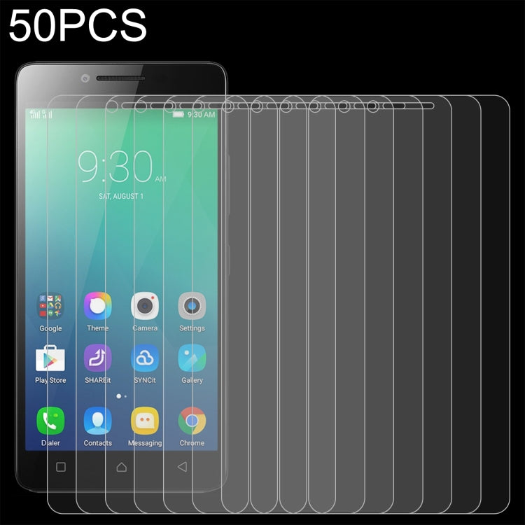 50 PCS 0.26mm 9H 2.5D Tempered Glass Film