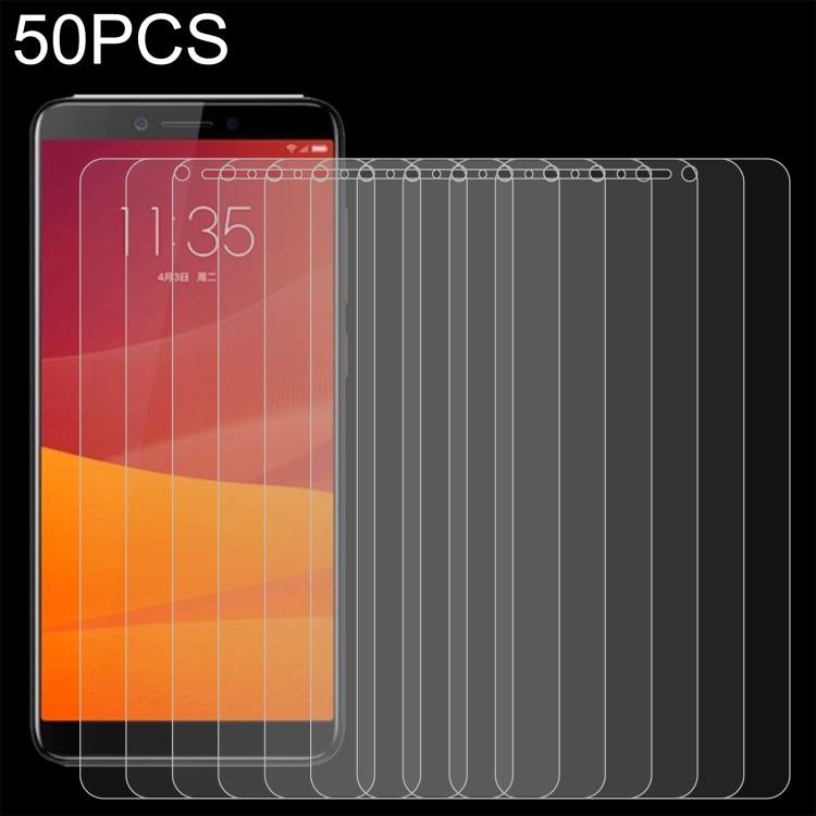 50 PCS 0.26mm 9H 2.5D Tempered Glass Film