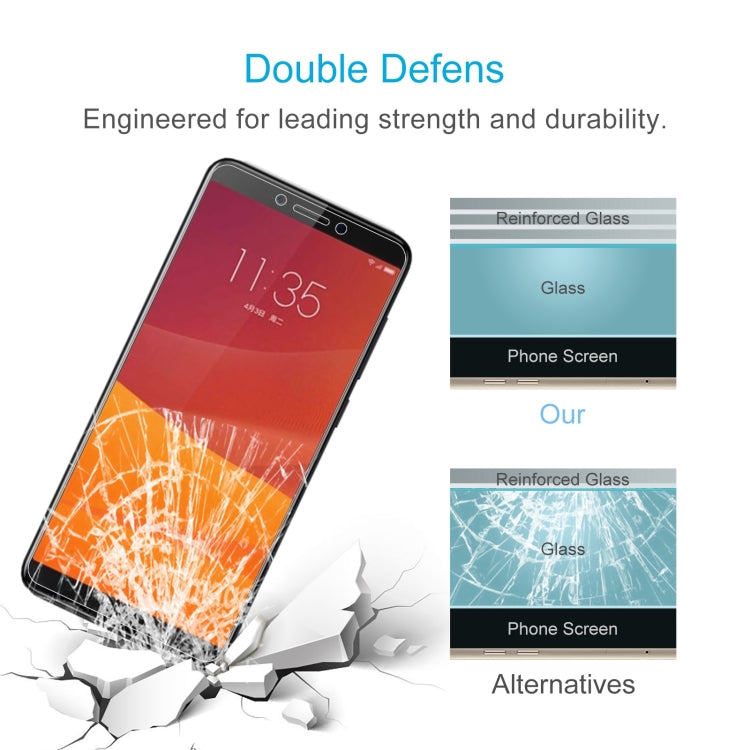 50 PCS 0.26mm 9H 2.5D Tempered Glass Film