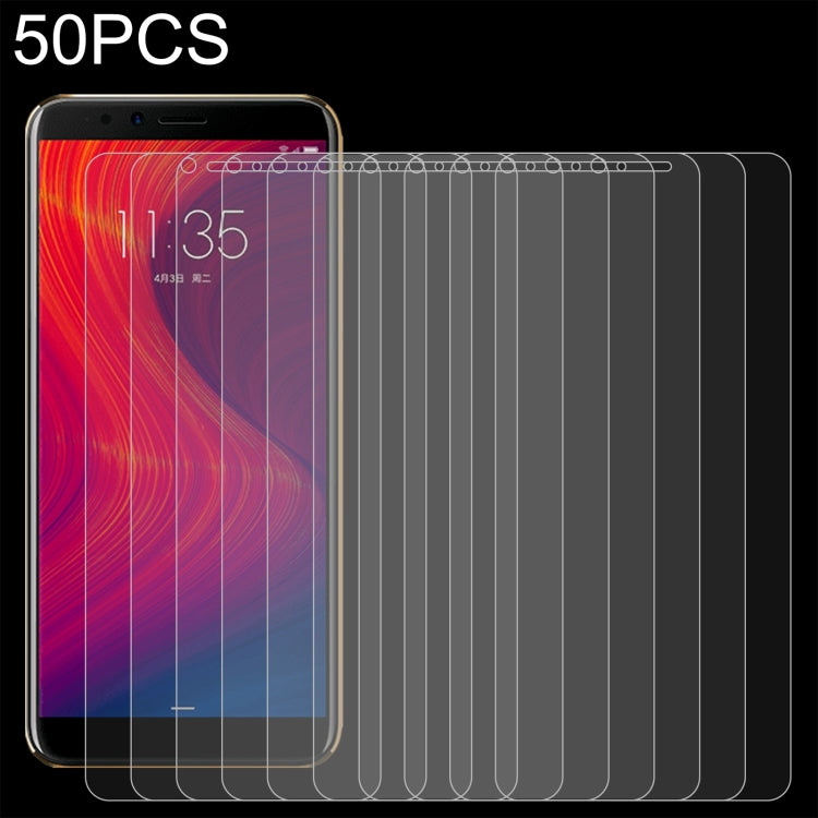 50 PCS 0.26mm 9H 2.5D Tempered Glass Film