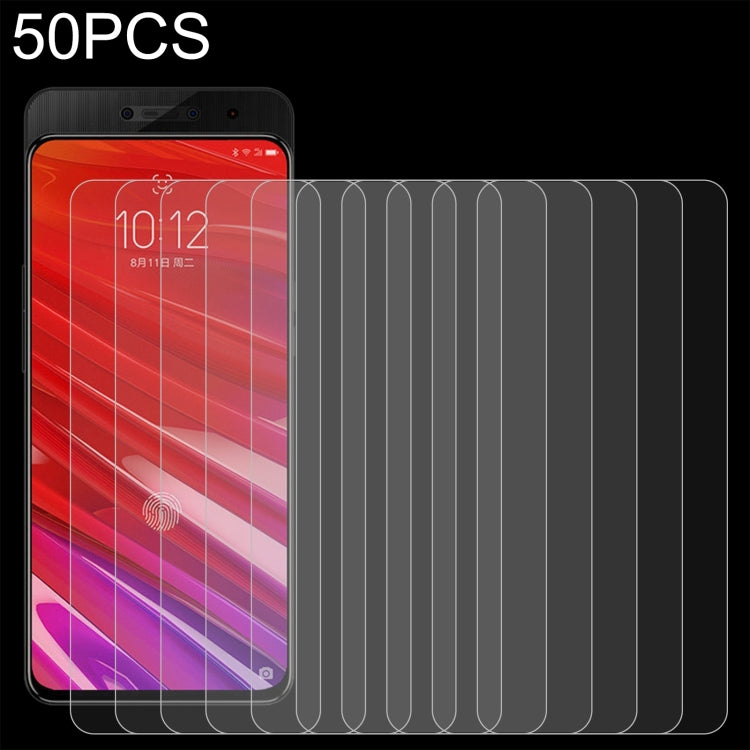 50 PCS 0.26mm 9H 2.5D Tempered Glass Film