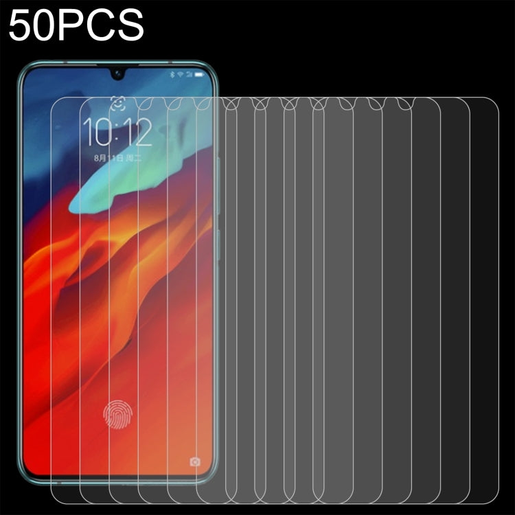 50 PCS 0.26mm 9H 2.5D Tempered Glass Film
