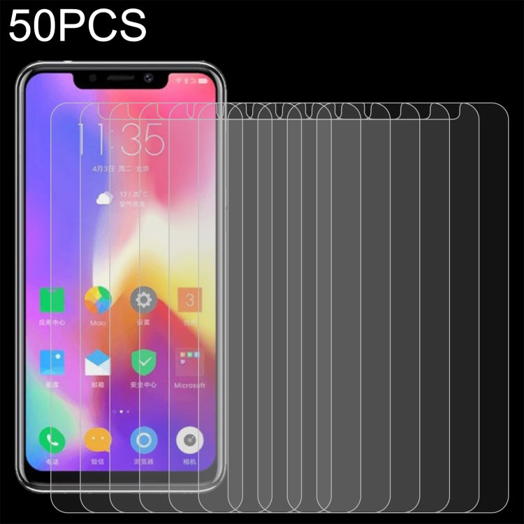 50 PCS 0.26mm 9H 2.5D Tempered Glass Film