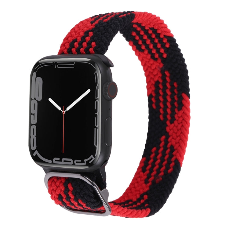 Nylon Braid Strap Watchband For Apple Watch Series, 7 41mm / 6&SE&5&4 40mm / 3&2&1 38mm