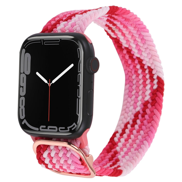 Nylon Braid Strap Watchband For Apple Watch Series, 7 41mm / 6&SE&5&4 40mm / 3&2&1 38mm