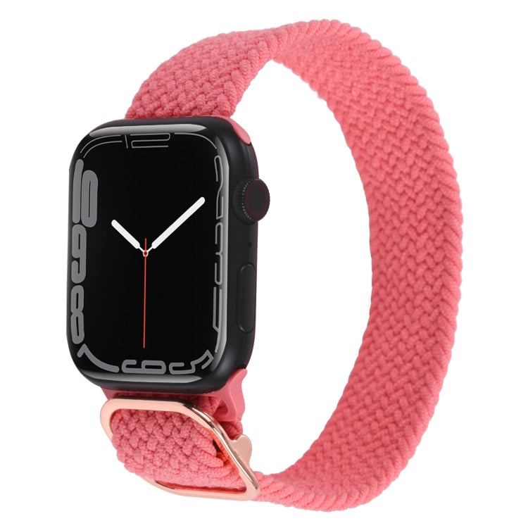 Nylon Braid Strap Watchband For Apple Watch Series, 7 41mm / 6&SE&5&4 40mm / 3&2&1 38mm