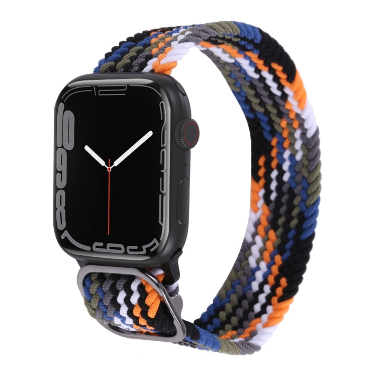 Nylon Braid Strap Watchband For Apple Watch Series, 7 41mm / 6&SE&5&4 40mm / 3&2&1 38mm