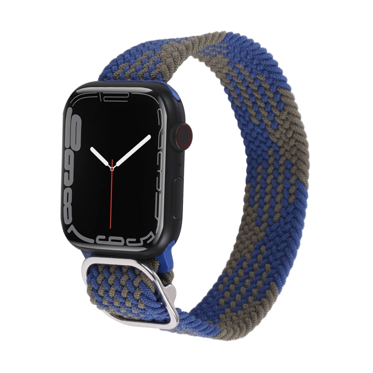 Nylon Braid Strap Watchband For Apple Watch Series, 7 41mm / 6&SE&5&4 40mm / 3&2&1 38mm