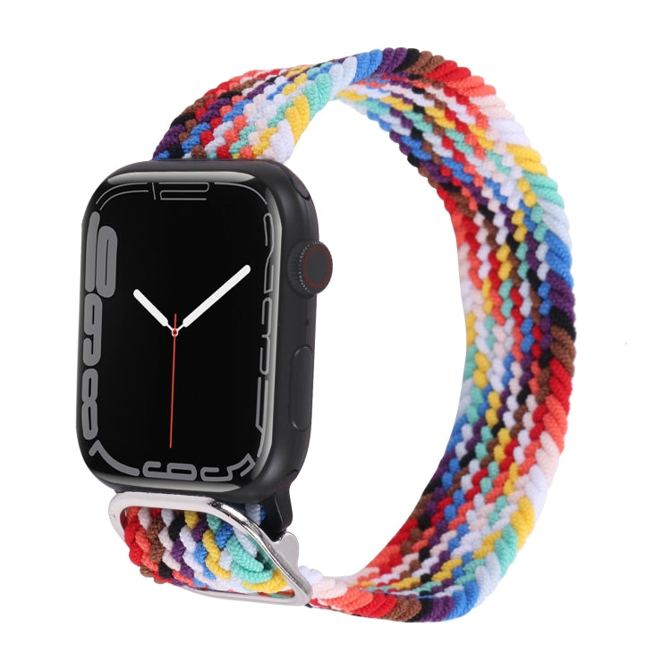 Nylon Braid Strap Watchband For Apple Watch Series, 7 41mm / 6&SE&5&4 40mm / 3&2&1 38mm