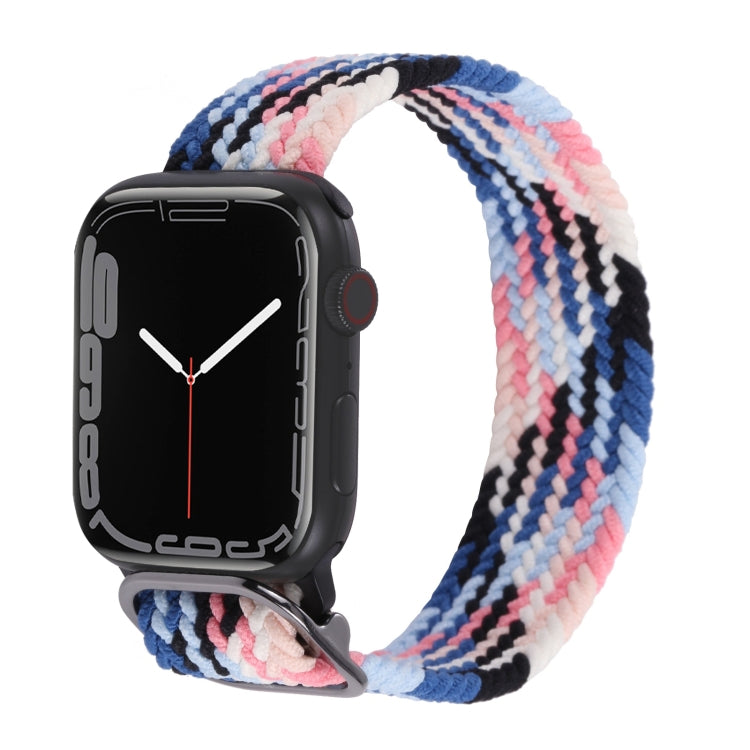 Nylon Braid Strap Watchband For Apple Watch Series, 7 41mm / 6&SE&5&4 40mm / 3&2&1 38mm