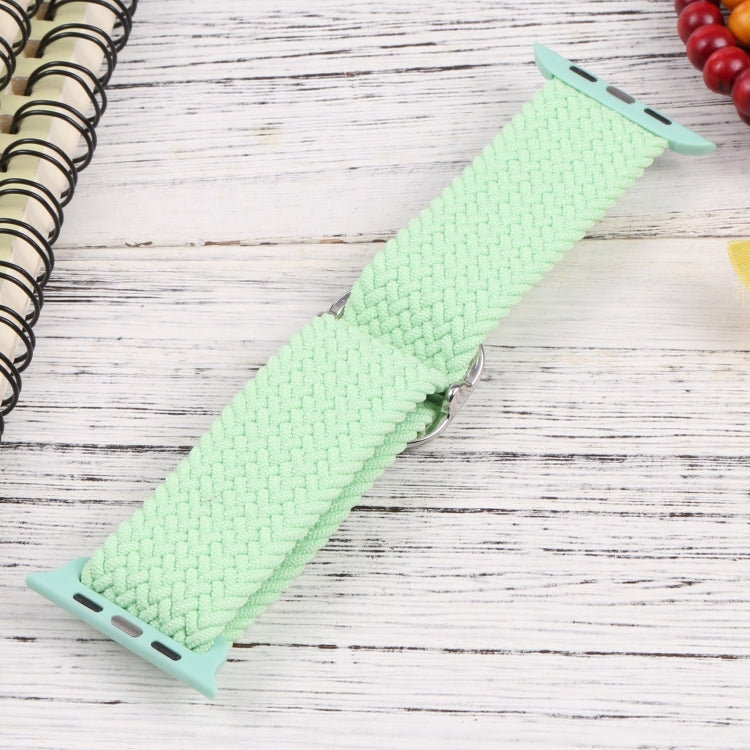 Nylon Braid Strap Watchband For Apple Watch Series, 7 41mm / 6&SE&5&4 40mm / 3&2&1 38mm
