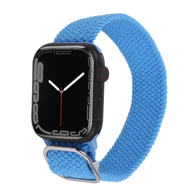 Nylon Braid Strap Watchband For Apple Watch Series, 7 41mm / 6&SE&5&4 40mm / 3&2&1 38mm