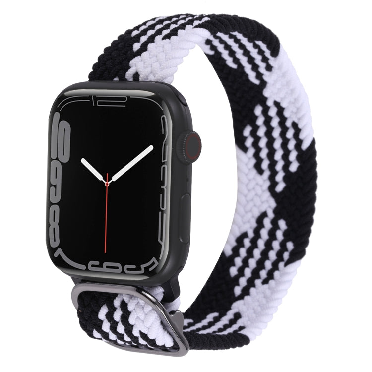 Nylon Braid Strap Watchband For Apple Watch Series, 7 41mm / 6&SE&5&4 40mm / 3&2&1 38mm